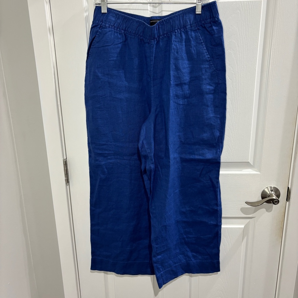 Tahari 100% Linen Pants